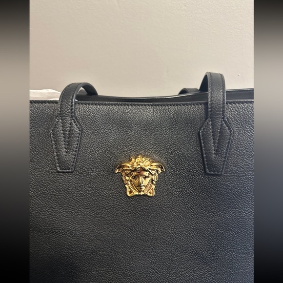 AUTHENTIC Versace La Medusa Leather Tote - Picture 7 of 11